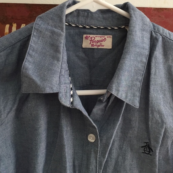Original Penguin Chambray Top