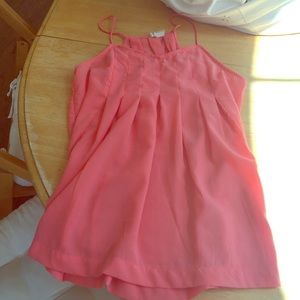 Coral tank top