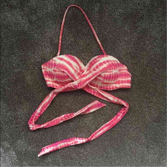Victoria's Secret PINK Push Up Wrap Swim Top - Picture 1 of 2