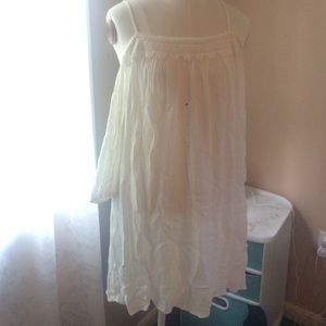 Ivory off the shoulder dress