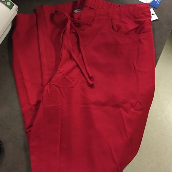 Grey's Anatomy Red Scrub Pants