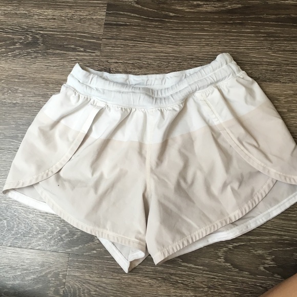 White Lululemon Shorts