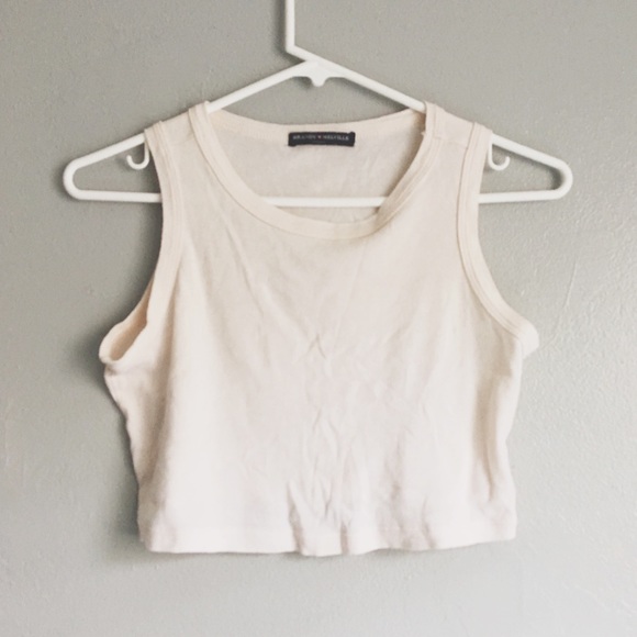 Brandy Melville white crop top