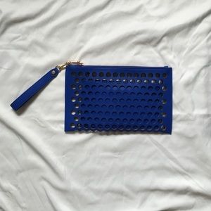 Edgy Blue Clutch