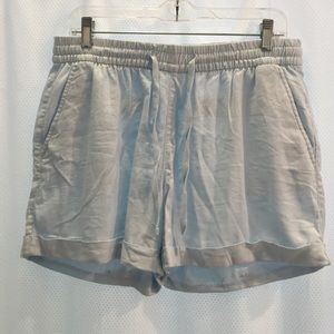 Old Navy Light Blue Linen Shorts, size M