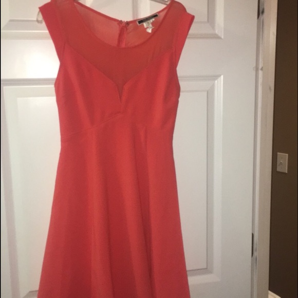 •Peach orange dress•