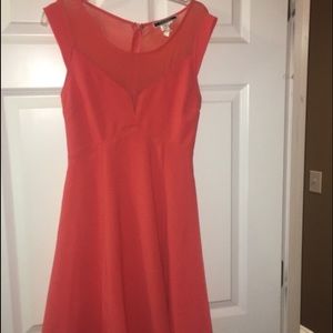 •Peach orange dress•