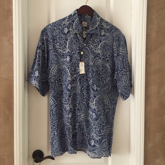Bandana paisley print button up by Peter Millar