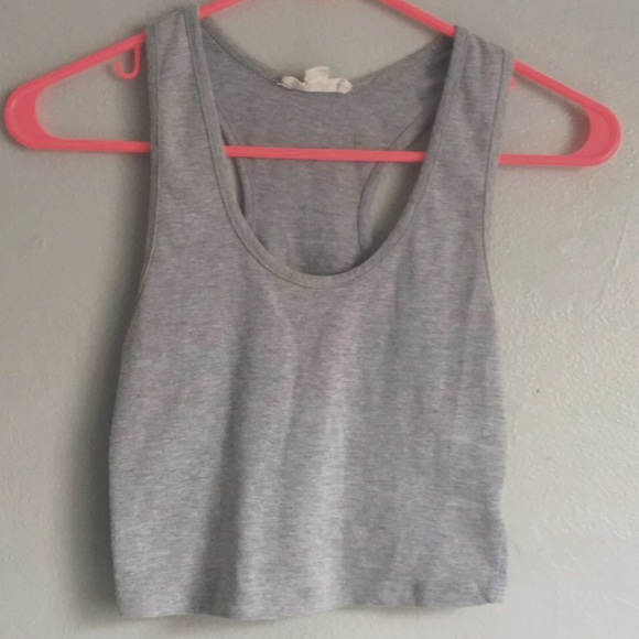Light grey crop top - Picture 1 of 2