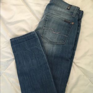 7 For All Mankind boyfriend skinny jeans