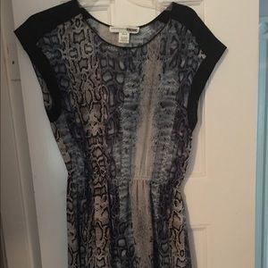 Blue and white Dress