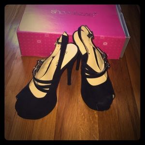 Open toe heels