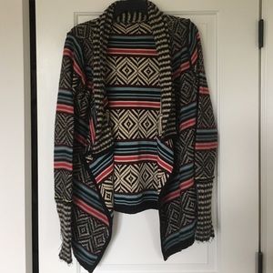 Tribal Print Cardigan