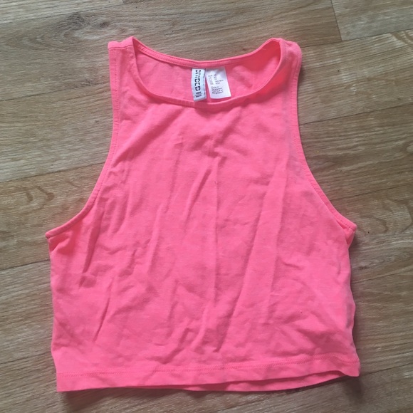 Pink crop top