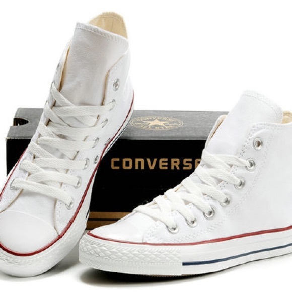 Converse Shoes - White High Top Converse