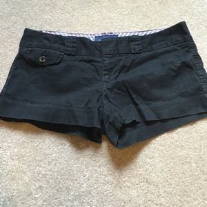 American eagle black shorts