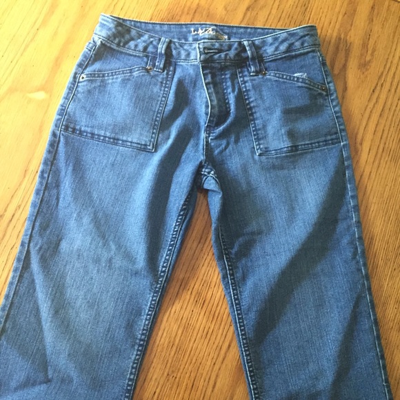 Denim capris, size 6