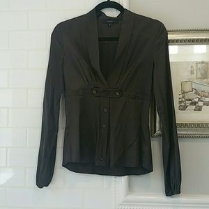 FLASH SALE FINAL! Gucci dark brown blouse