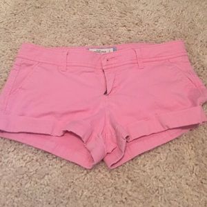 pink Abercrombie shorts