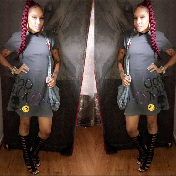 Custom handpainted dress