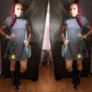 Custom handpainted dress