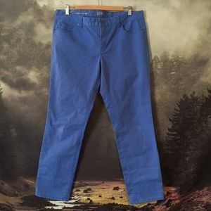 Blue loft modern straight jeans