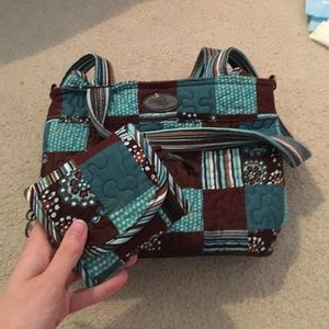 Donna Sharp purse and wallet set