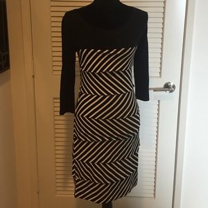 White House Black Market figure flattering Dress
