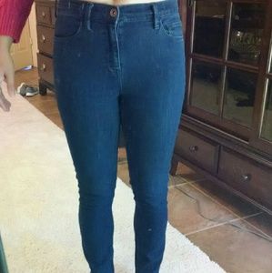 Madewell skinny skinny ankle high riser jeans