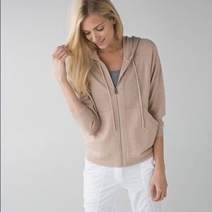 Lululemon wool warm up jacket