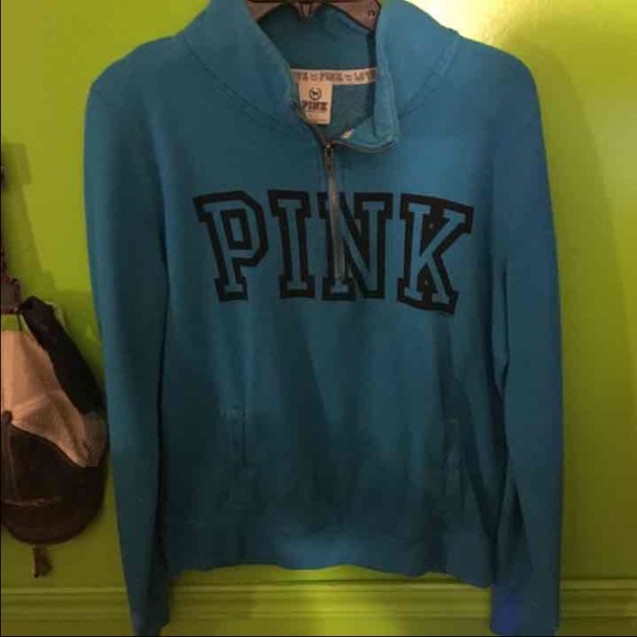 Pink half zip
