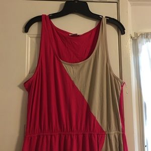 Anne Taylor Loft faux wrap dress