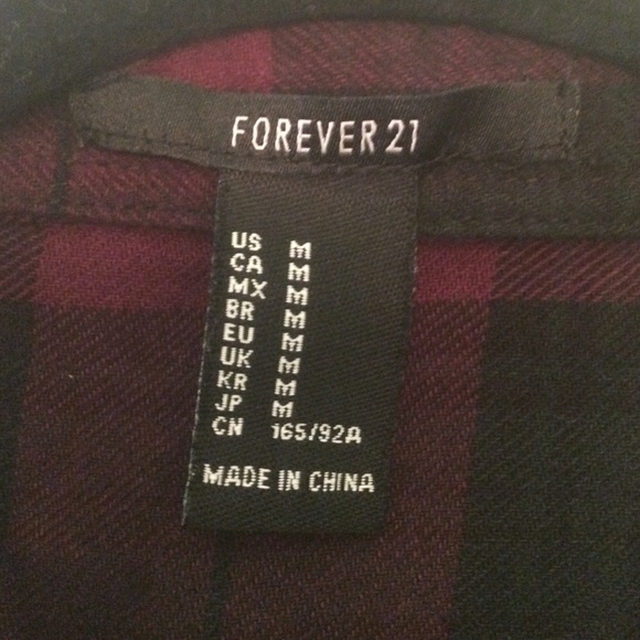 Forever 21 flannel shirt - Picture 2 of 4