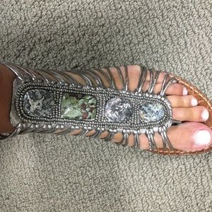 Sam Edelman gladiator sandals. Worn once.