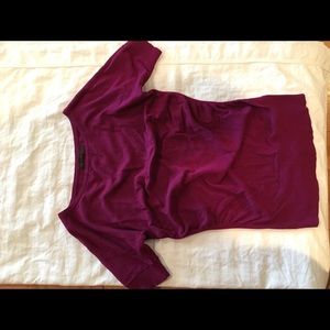 The Limited SS Ruches Waist Thin Knit Sweater | M