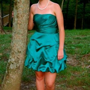 Bridesmaid/prom dress with matches wedges