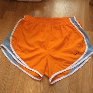 Orange Nike shorts sz M