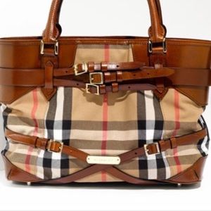 Burberry Bridle Tote Brown