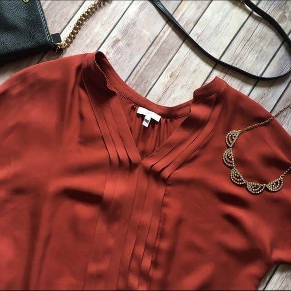 Joie Tops - Joie Silk Pintucked Blouson Top