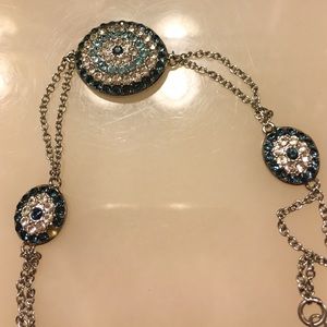 Reversible crystal bracelet