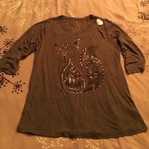 Half sleeve tunic