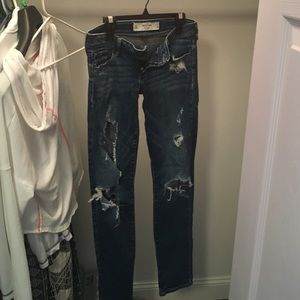 distressed jeans