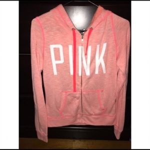 Pink hoodie