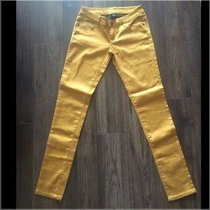 Celebrity Pink mustard stretch jeans