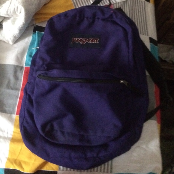 Purple jansport backpack
