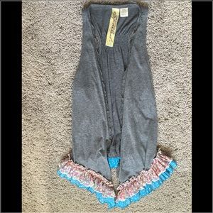 Racerback cardigan