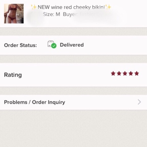 L TOP S BOTTOM LEFT• Wine Red Caged-In Bikini • - Picture 8 of 8