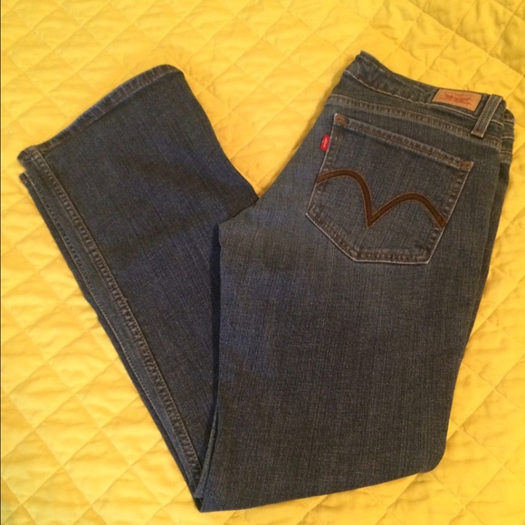 Levi " too superlow 524" boot cut jeans.