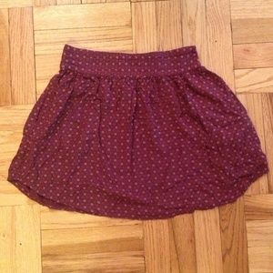 Urban Outfitters Purple Flowered Skirt