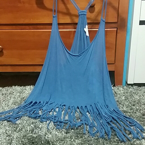 Blue tank top